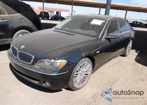 2006 BMW 750Li z USA, uszkodzony, nr VIN WBAHN83556DT26501